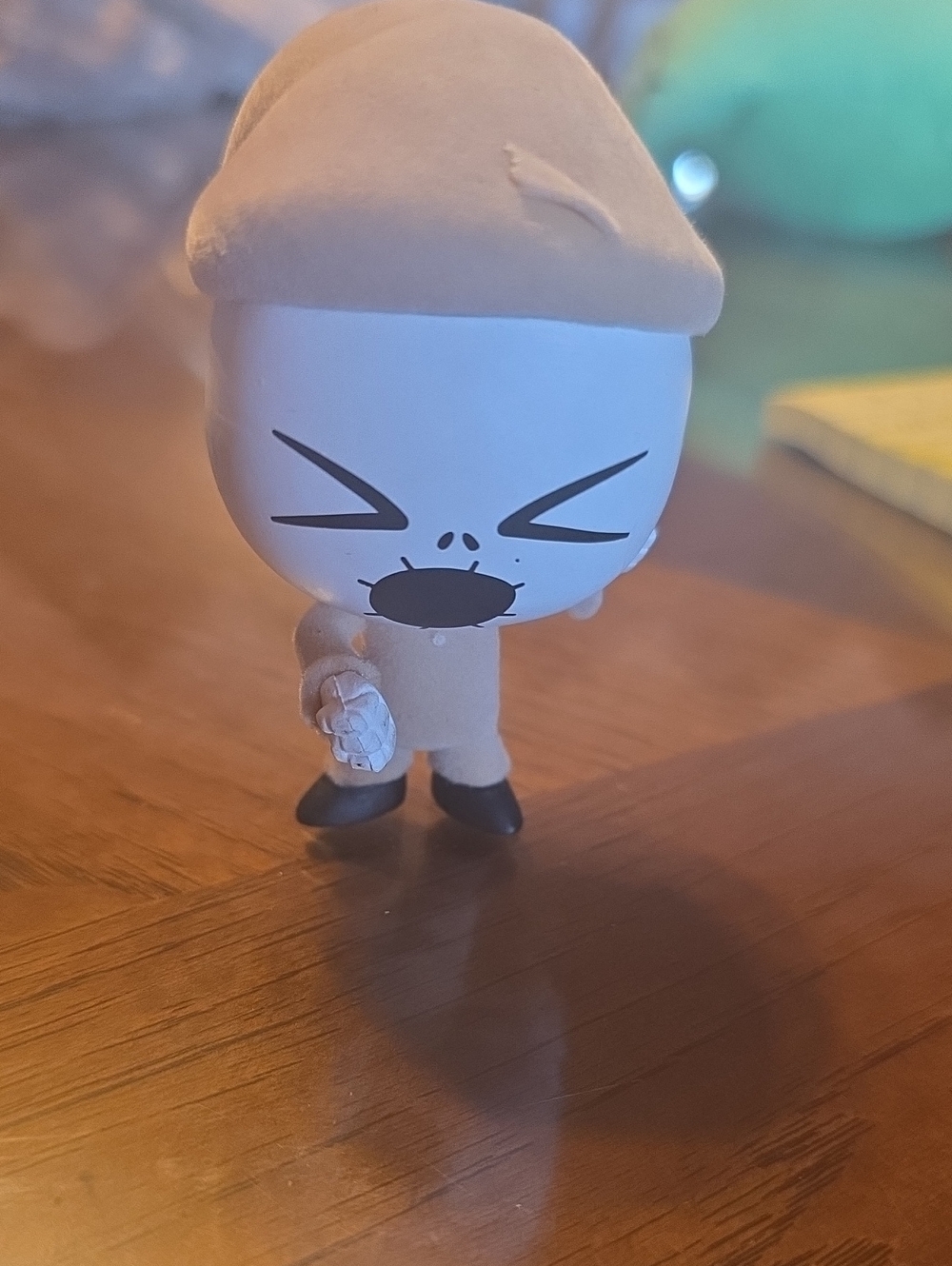 Disney Beige and Black Cartoon Figurine Accent